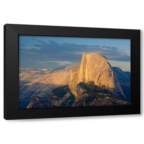 Half Dome from Glacier Point-Yosemite National Park-California-USA Black Modern Wood Framed Art Print with Double Matting by Miller, Anna