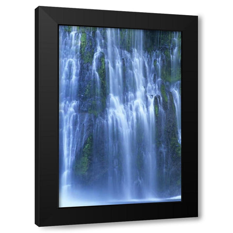CA, McArthur-Burney Falls SP Burney Falls Black Modern Wood Framed Art Print by Welling, Dave