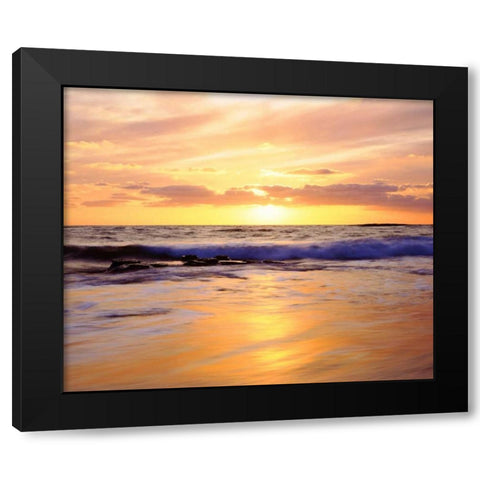 California, San Diego Sunset Cliffs beach Black Modern Wood Framed Art Print with Double Matting by Talbot Frank, Christopher