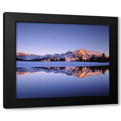 California, Sierra Nevada, Mammoth Peak Black Modern Wood Framed Art Print with Double Matting by Talbot Frank, Christopher