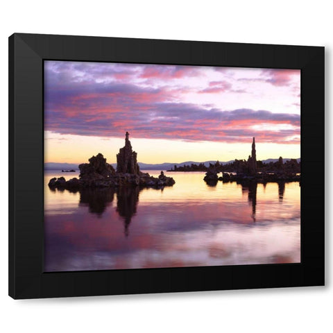 California Tufa Formations on Mono Lake Black Modern Wood Framed Art Print by Talbot Frank, Christopher