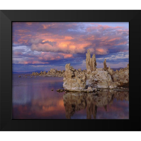 California Tufa Formations on Mono Lake Black Modern Wood Framed Art Print by Talbot Frank, Christopher