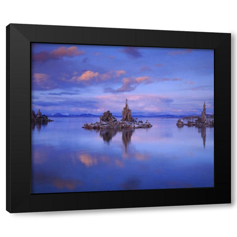 California Tufa Formations on Mono Lake Black Modern Wood Framed Art Print by Talbot Frank, Christopher