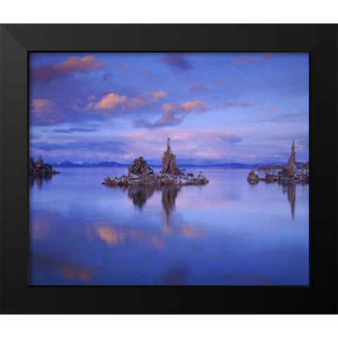 California Tufa Formations on Mono Lake Black Modern Wood Framed Art Print by Talbot Frank, Christopher