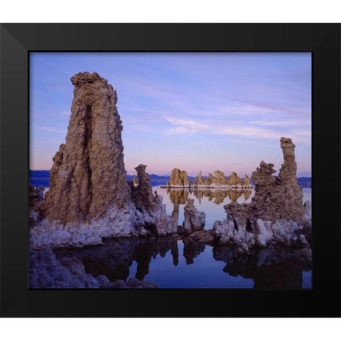 California Tufa Formations on Mono Lake Black Modern Wood Framed Art Print by Talbot Frank, Christopher