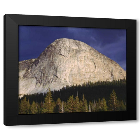 CA, Yosemite Fairview Dome in Tuolumne Meadows Black Modern Wood Framed Art Print with Double Matting by Talbot Frank, Christopher