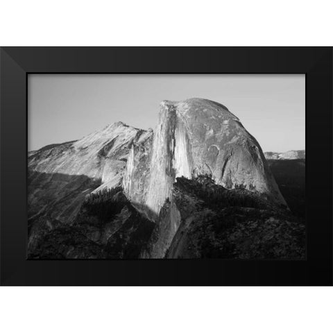 CA, Yosemite Half Dome seen from Glacier Point Black Modern Wood Framed Art Print by Flaherty, Dennis