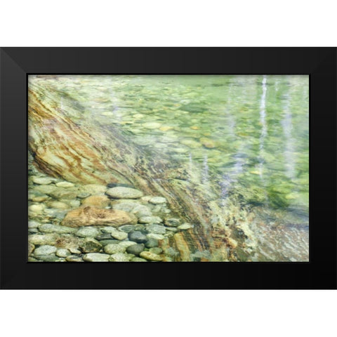 California, Sequoia NP Scenic of Paradise Creek Black Modern Wood Framed Art Print by Paulson, Don