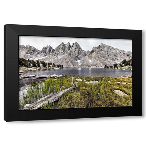 Kearsarge Lake-High Sierra Black Modern Wood Framed Art Print with Double Matting by Ford, John
