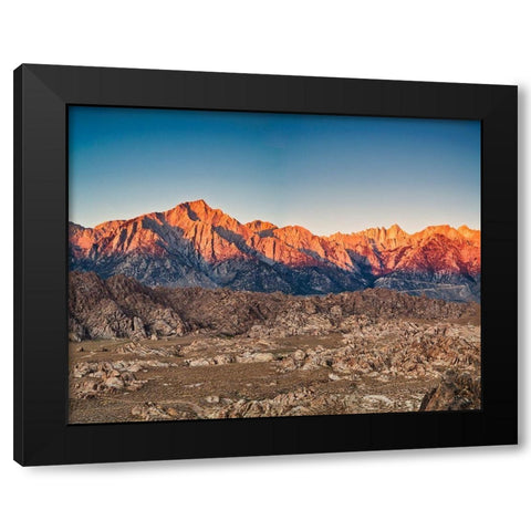 Sunrise Alabama Hill-California Black Modern Wood Framed Art Print by Ford, John