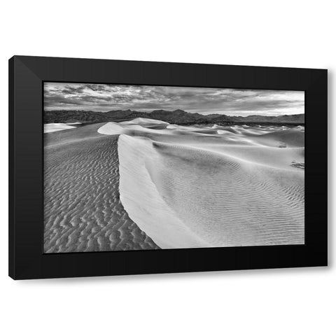 Mesquite Dunes-Death Valley National Park-California Black Modern Wood Framed Art Print by Ford, John