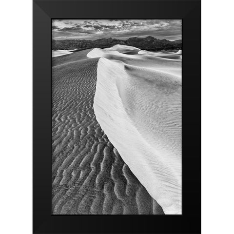Mesquite Dunes-Death Valley National Park-California Black Modern Wood Framed Art Print by Ford, John