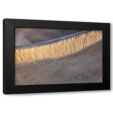 Mesquite Dunes-Death Valley National Park-California Black Modern Wood Framed Art Print with Double Matting by Ford, John
