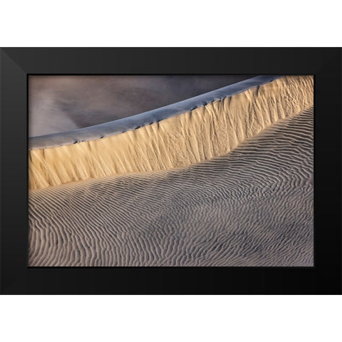 Mesquite Dunes-Death Valley National Park-California Black Modern Wood Framed Art Print by Ford, John