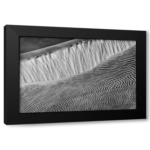Mesquite Dunes-Death Valley National Park-California Black Modern Wood Framed Art Print with Double Matting by Ford, John