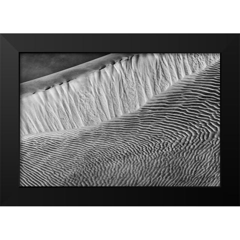 Mesquite Dunes-Death Valley National Park-California Black Modern Wood Framed Art Print by Ford, John