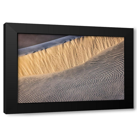 Mesquite Dunes-Death Valley National Park-California Black Modern Wood Framed Art Print with Double Matting by Ford, John