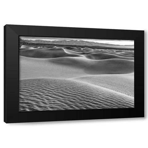 Mesquite Dunes-Death Valley National Park-California Black Modern Wood Framed Art Print with Double Matting by Ford, John