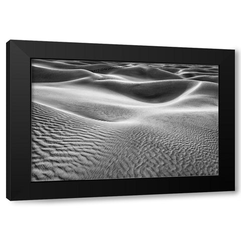 Mesquite Dunes-Death Valley National Park-California Black Modern Wood Framed Art Print by Ford, John