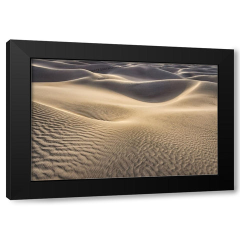 Mesquite Dunes-Death Valley National Park-California Black Modern Wood Framed Art Print by Ford, John