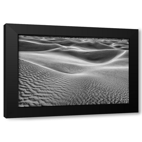 Mesquite Dunes-Death Valley National Park-California Black Modern Wood Framed Art Print by Ford, John
