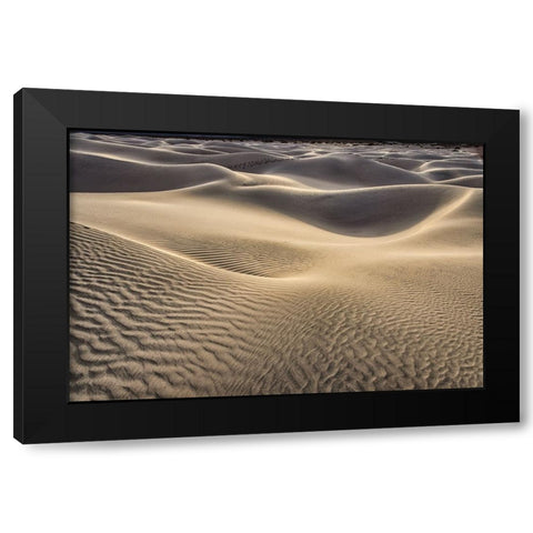 Mesquite Dunes-Death Valley National Park-California Black Modern Wood Framed Art Print by Ford, John