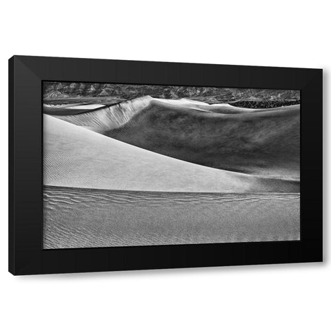 Mesquite Dunes-Death Valley National Park-California Black Modern Wood Framed Art Print by Ford, John