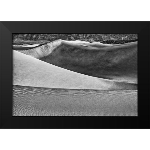 Mesquite Dunes-Death Valley National Park-California Black Modern Wood Framed Art Print by Ford, John