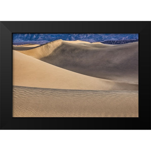 Mesquite Dunes-Death Valley National Park-California Black Modern Wood Framed Art Print by Ford, John