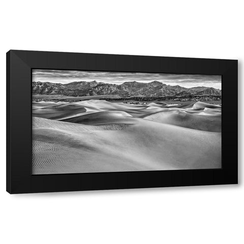Mesquite Dunes-Death Valley National Park-California Black Modern Wood Framed Art Print with Double Matting by Ford, John