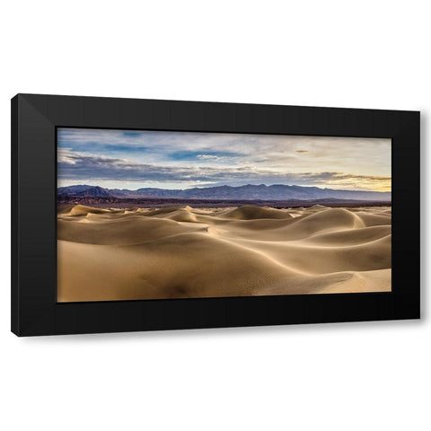 Mesquite Dunes-Death Valley National Park-California Black Modern Wood Framed Art Print by Ford, John