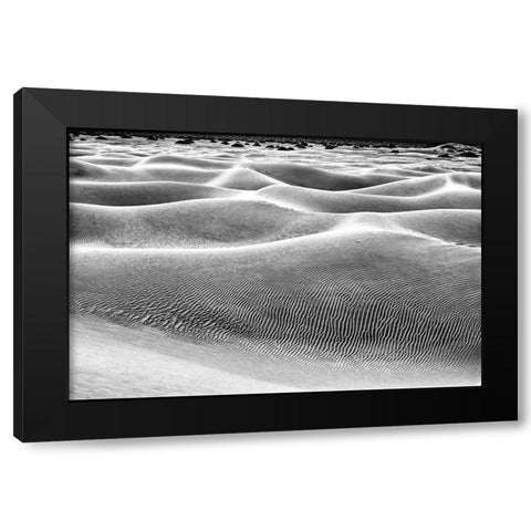 Mesquite Dunes-Death Valley National Park-California Black Modern Wood Framed Art Print with Double Matting by Ford, John