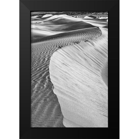Mesquite Dunes-Death Valley National Park-California Black Modern Wood Framed Art Print by Ford, John