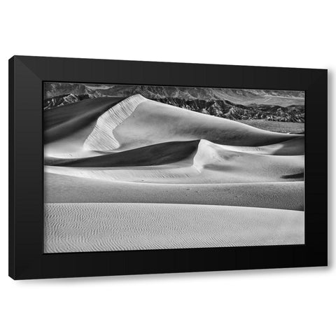 Mesquite Dunes-Death Valley National Park-California Black Modern Wood Framed Art Print by Ford, John