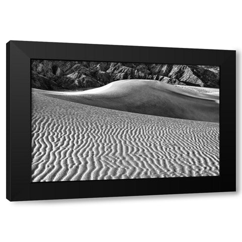 Mesquite Dunes-Death Valley National Park-California Black Modern Wood Framed Art Print with Double Matting by Ford, John