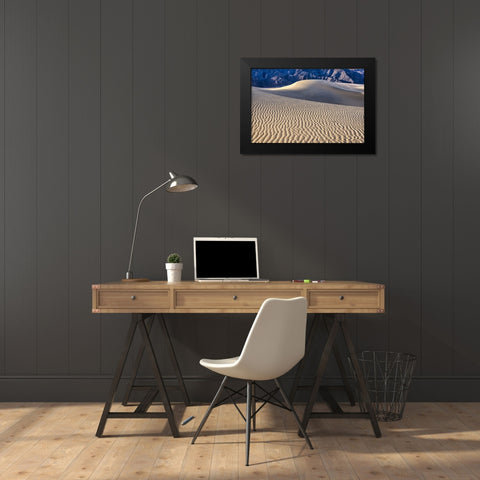Mesquite Dunes-Death Valley National Park-California Black Modern Wood Framed Art Print by Ford, John