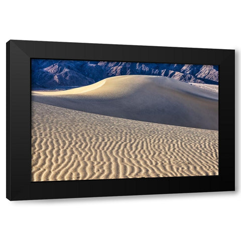 Mesquite Dunes-Death Valley National Park-California Black Modern Wood Framed Art Print by Ford, John