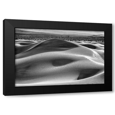 Mesquite Dunes-Death Valley National Park-California Black Modern Wood Framed Art Print by Ford, John