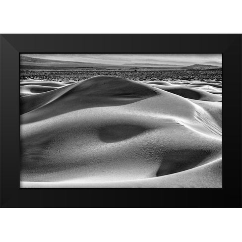 Mesquite Dunes-Death Valley National Park-California Black Modern Wood Framed Art Print by Ford, John