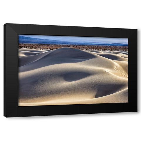 Mesquite Dunes-Death Valley National Park-California Black Modern Wood Framed Art Print by Ford, John