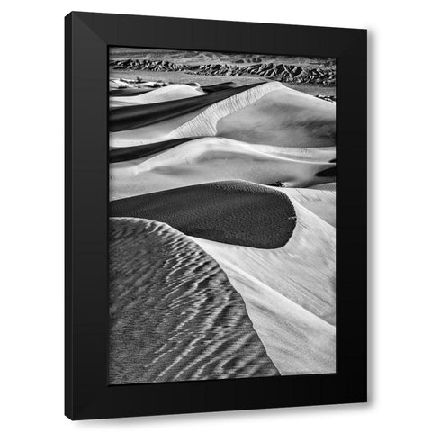 Mesquite Dunes-Death Valley National Park-California Black Modern Wood Framed Art Print by Ford, John