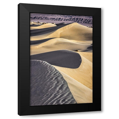 Mesquite Dunes-Death Valley National Park-California Black Modern Wood Framed Art Print by Ford, John