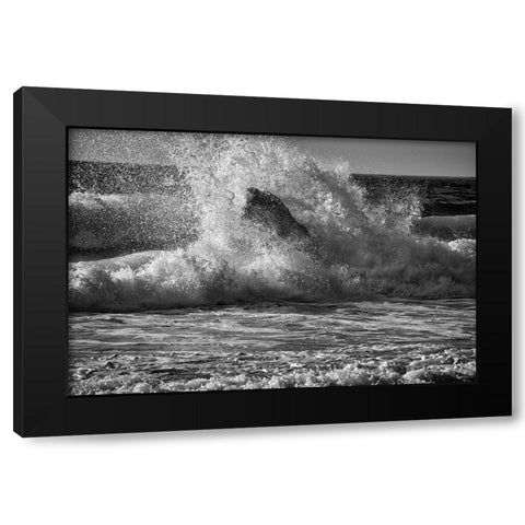Garapata Beach-Carmel by the Sea-California Black Modern Wood Framed Art Print with Double Matting by Ford, John