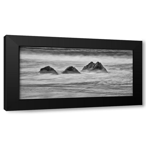 Garapata Beach-Carmel by the Sea-California Black Modern Wood Framed Art Print by Ford, John