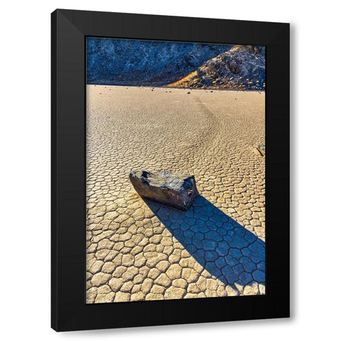 Race Track Rocks-Death Valley-California Black Modern Wood Framed Art Print by Ford, John