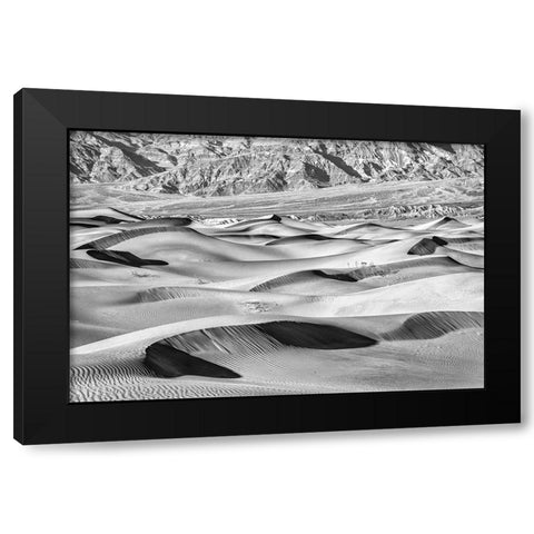 Mesquite Dunes-Death Valley National Park-California Black Modern Wood Framed Art Print by Ford, John