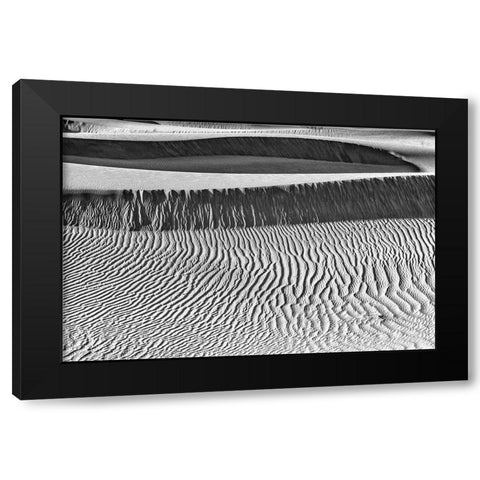 Mesquite Dunes-Death Valley National Park-California Black Modern Wood Framed Art Print with Double Matting by Ford, John