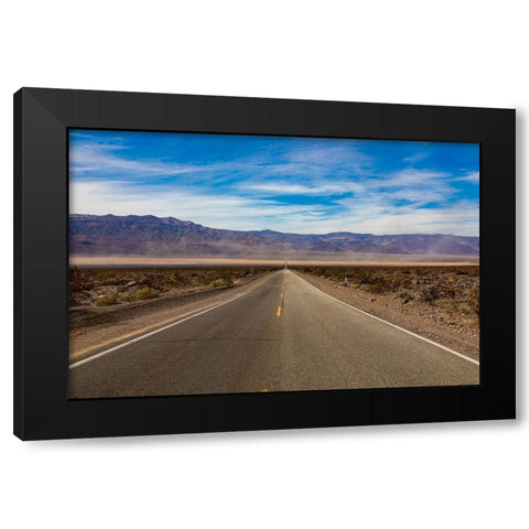 Road in Death Valley National Park-California Black Modern Wood Framed Art Print by Day, Richard and Susan