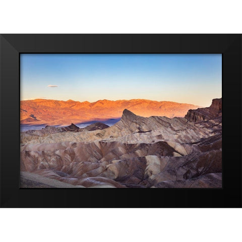 Zabriskie Point in Death Valley National Park-California Black Modern Wood Framed Art Print by Day, Richard and Susan