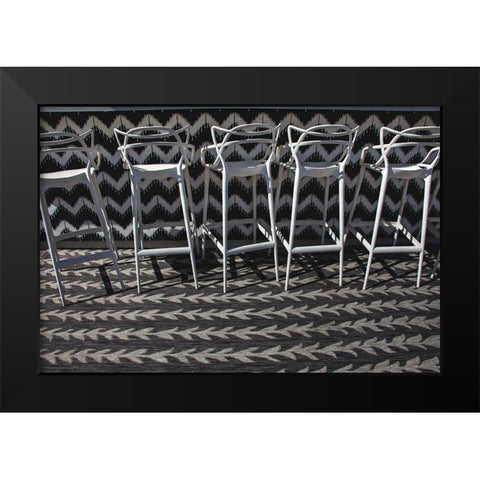 V Palm Springs Hotel-Palm Springs-California Black Modern Wood Framed Art Print by Beraldo, Zandina Muench